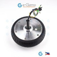 6.5-inch 350W BLDC Hub Motor 36V Solid Tires DIY Projects