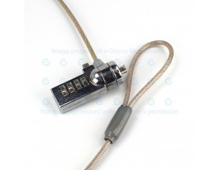 Budget Cable Lock for Laptops Combination Lock 1.05M