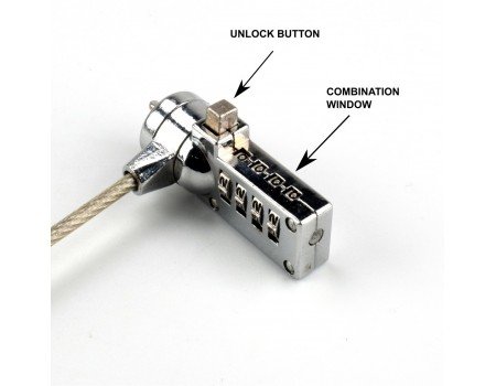 Budget Cable Lock for Laptops Combination Lock 1.05M