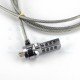 Budget Cable Lock for Laptops and Other Stuffs Combination Lock 1.5M Length