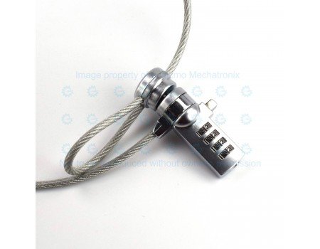 Budget Cable Lock for Laptops and Other Stuffs Combination Lock 1.5M Length