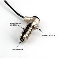 Premium OEM Cable Lock for Laptops Combination Lock DEFCONCL 2M AL7500