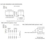 NEC EB2-5NU 5V 2A DPDT Compact SMD Relay UL,CSA
