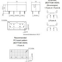NAIS ST2-DC5V 5V 8A 250VAC Power Relay DPNO UL CSA VDE NAIS ST2-DC5V 5V 8A 250VAC Power Relay DPNO UL CSA VDE