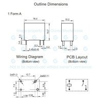 Heng Fu HF32FV-16-12-HTF 12V 16A SPST