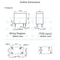 Heng Fu HF32FV-16-12-HTF 12V 16A SPST