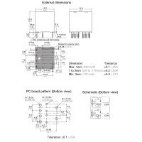 ACJ5212 Miniature PC Board Automotive Twin Dual Relay 12V 20A