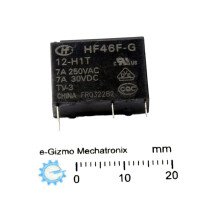 HengFu HF46F-G/12-H1T SPST 12V 7A TV-3 Rated Relay