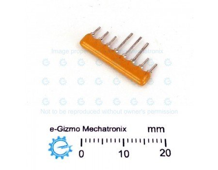 Thick Film Resistor Network 4x 470R 8pins Isolated