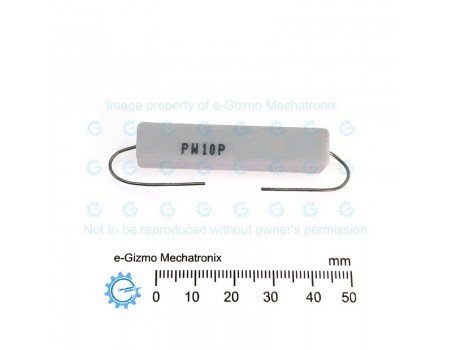5R1 10W Ceramic Cement Axial Lead Resistor