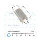 680R 10W Ceramic Cement Radial Lead Resistor