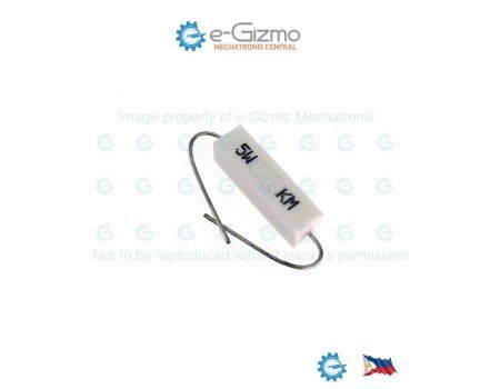 100K 5W Ceramic Cement Axial Lead Resistor