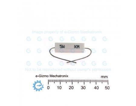 100K 5W Ceramic Cement Axial Lead Resistor