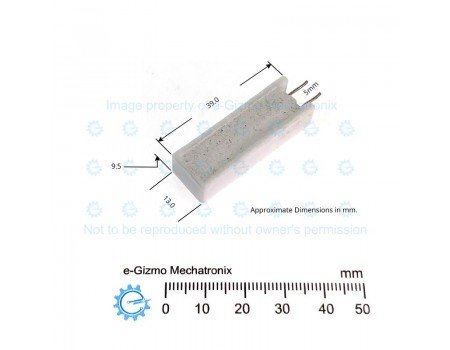 680R 7W Ceramic Cement Radial Lead Resistor 680R 7W Ceramic Cement Radial Lead Resistor