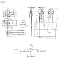 HDK  1K Cermet Trimmer Potentiometer Resistor Single Turn