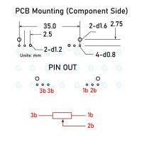 Panasonic Single Slide Potentiometer 20KB x1 403 Open Frame