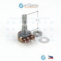100KB d16mm Potentiometer 25mm Shaft