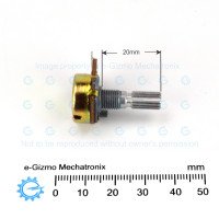 100KB d16mm Potentiometer 20mm Shaft