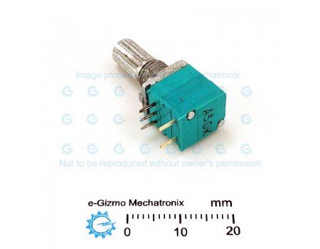 A50K Audio Tapered Sealed Potentiometer with switch