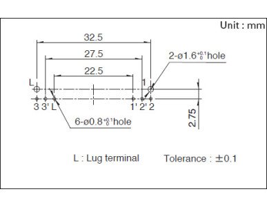 Single Slide Potentiometer Fader 250K B4 taper x1 Open Frame Center Detent