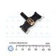 Single Slide Potentiometer Fader 250K B4 taper x1 Open Frame Center Detent