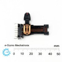 Panasonic Dual Slide Potentiometer 100KB Vertical Open Frame Center Detent