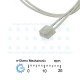 350K NTC Flexible Surface Thermistor with With Wafer Termination & Sensor Mount