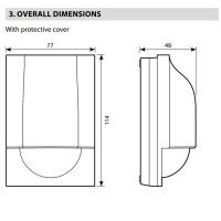 Legrand Compact PIR Motion Sensor for Light Source 220VAC