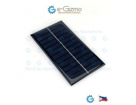Solar Panel 5V 1W 110x60 Epoxy Coated DIY Solar Panel 5V 1W 110x60 Epoxy Coated DIY