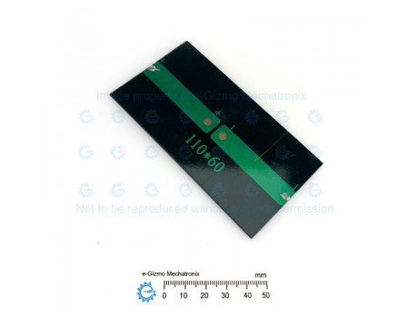 Solar Panel 5V 1W 110x60 Epoxy Coated DIY Solar Panel 5V 1W 110x60 Epoxy Coated DIY