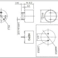 Passive Electromagnetic Buzzer d12mm 140ohms 8V-16V Passive Electromagnetic Buzzer d12mm 140ohms 8V-16V