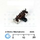 Hosiden 2P3T Miniature Slide Switch SPST Low Profile HSW1051-01-210