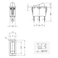 Rocker Seesaw Switch 16A 250VAC SPST with Neon Illumination Green Rocker Seesaw Switch 16A 250VAC SPST with Neon Illumination Green