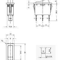 Rocker Seesaw Switch 16A 250VAC SPST with Neon Illumination Green Rocker Seesaw Switch 16A 250VAC SPST with Neon Illumination Green
