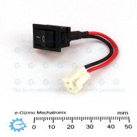 Rocker Switch 6A 250VAC SPST with Molex Termination KCD-117