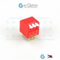 Diptronics 3-way Piano Type DIP Switch