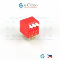 Diptronics 3-way Piano Type DIP Switch