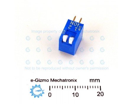 Diptronics 2-way Piano Type DIP Switch