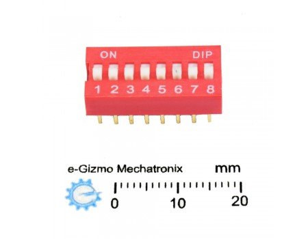 Dip Switch 8 poles