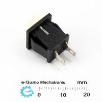 DS-430 SPST Pushbutton Switch White Normally Open DS-430 SPST Pushbutton Switch White Normally Open