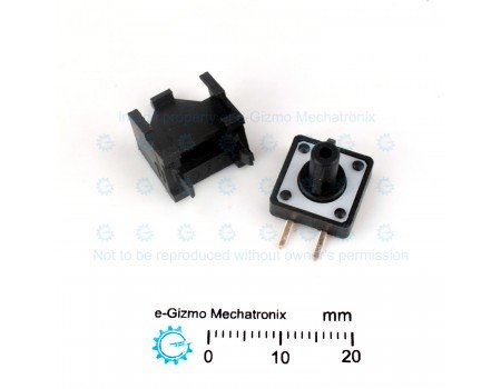 Tact Tactile Switch SPST 12x12mm with Removable Bracket TL-1100