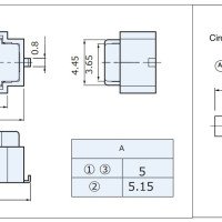 SMK Long Stroke SMD Push Switch Long Life JPM1040-4412E