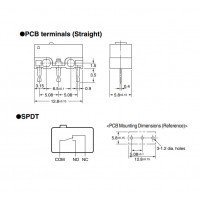 Omron D2F-01F Ultra Subminiature Push Button Switch SPDT (Mouse Game)