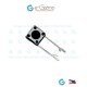 Tact Tactile Switch SPST 6x6mm Right Angle 2 Pins