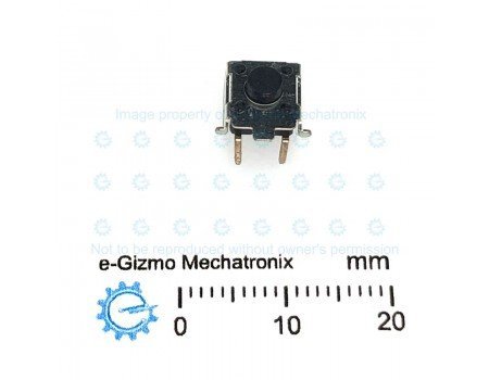 Tact Tactile Switch SPST 6x6mm Right Angle SMD 1102VS Series