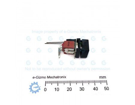 8121 SPDT Push Button Switch with LED Indicator PC Mount
