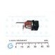 8121 SPDT Push Button Switch with LED Indicator PC Mount