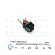8121 SPDT Push Button Switch with LED Indicator PC Mount