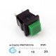 DS-430 SPST Pushbutton Switch Green Normally Open