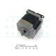 Japan Servo KH56KM2U036 unipolar stepping Motor 3.0A 2.3V 1.8 deg 56mm NEMA 23